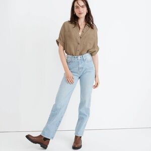 Madewell The Perfect Vintage Straight Jean in Springwood Wash size 25